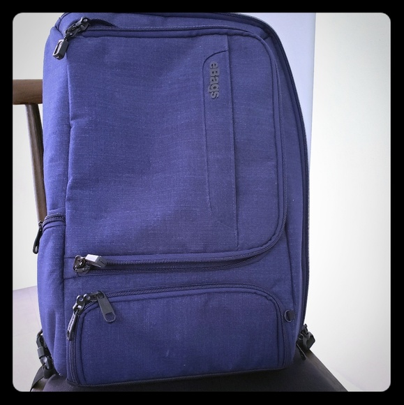 EBag Professional Laptop Sleek Blue Backpack